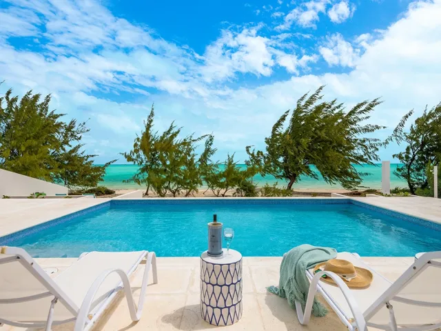 vacation rental photo Turks and Caicos TNC HSV Villa Hura Seas Azure HSVaer01 desktop